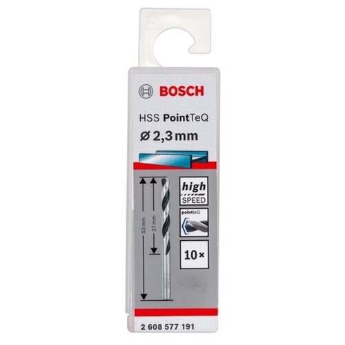 Сверло по металлу BOSCH PointTeQ 2.608.577.191 2.3 x 53 мм