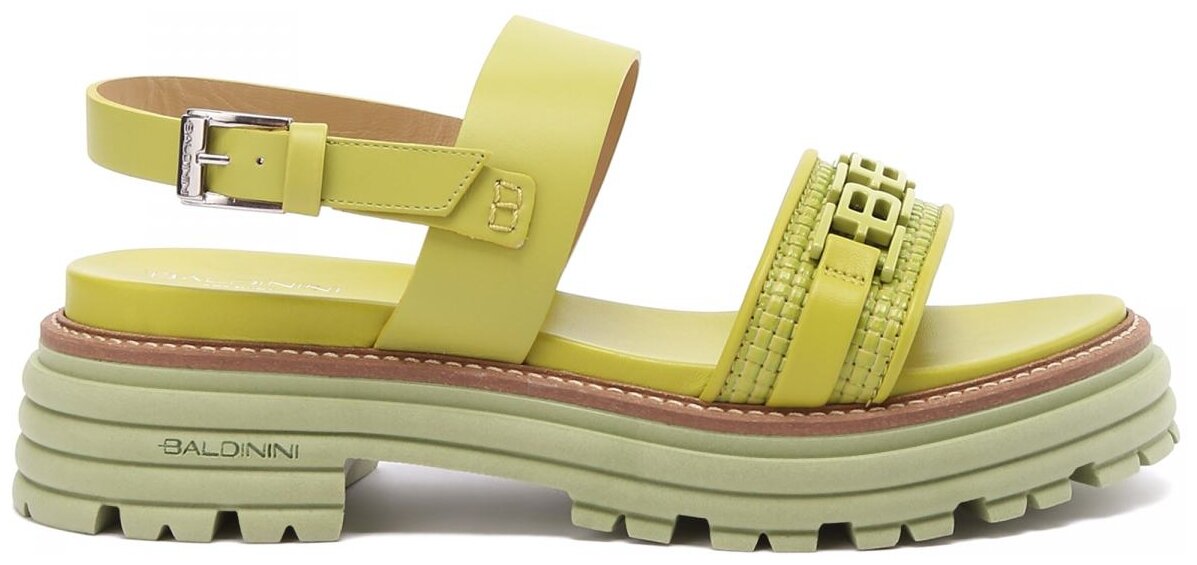 Сандалии Baldinini, размер 40, зеленый,