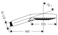 Лейка для душа Hansgrohe Raindance Select S 120 3 jet 26530000 хром