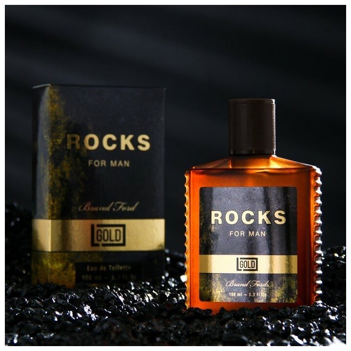 TODAY PARFUM Туалетная вода мужская Gold Rocks, 100 мл (по мотивам Rochas Man (Rochas)