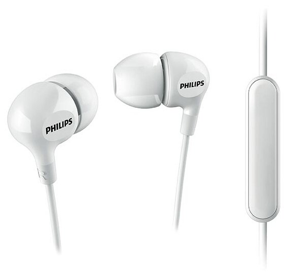 Проводные наушники Philips SHE3555, белый