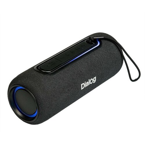 Dialog Progressive AP-11 BLACK - акуст. колонка-труба, 1.0, 12W RMS, Bluetooth, FM+USB reader переносная колонка bluetooth dialog oscar ao 12