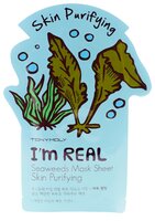 TONY MOLY тканевая маска I’m Real Seaweeds очищающая, 21 г