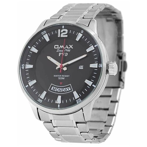 Наручные часы OMAX, серебряный, черный