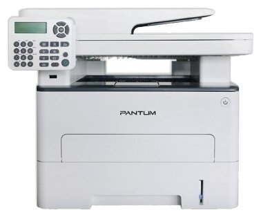 Pantum M7200FD, P/C/S/F, Mono laser, А4, 33 ppm, 1200x1200 dpi, 256 MB RAM, PCL/PS, Duplex, ADF50, paper tray 250 pages, USB, start. cartridge 1500 pa