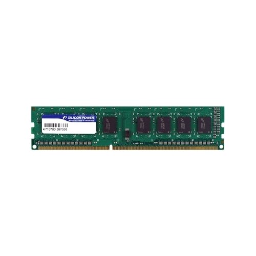 Оперативная память Silicon Power 4 ГБ DDR3 1333 МГц DIMM CL9 SP004GBLTU133N02 188000₽