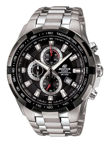 Наручные часы CASIO Edifice EF-539D-1A, серебряный, черный