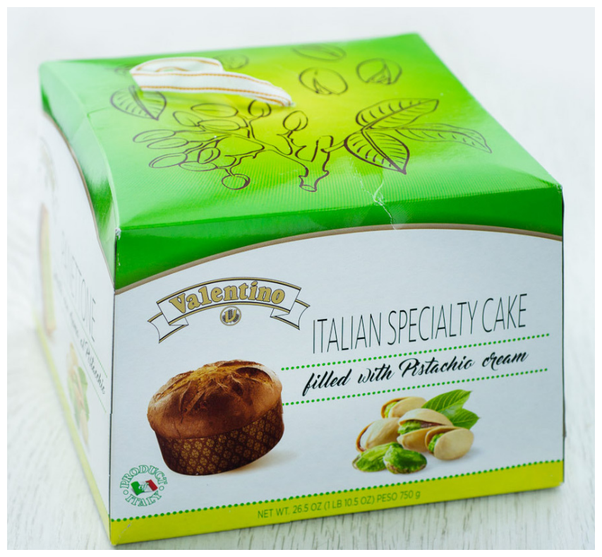 Кекс (Кулич) Panettone VALENTINO с фисташковым кремом 750г, Италия - фотография № 3