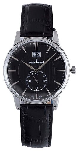 Наручные часы Claude Bernard 64005-3NIN, серебряный, черный
