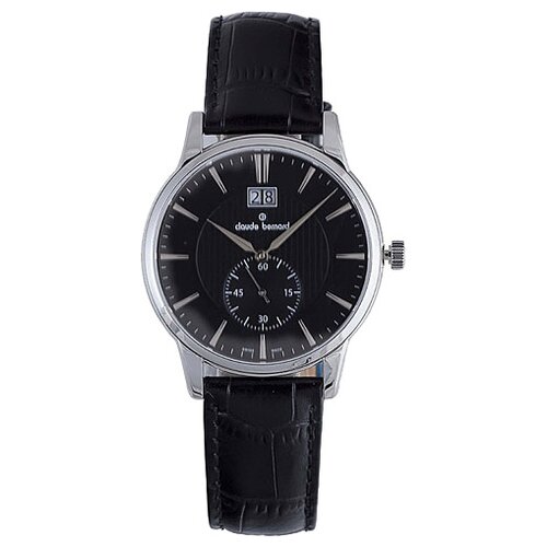 Наручные часы Claude Bernard 64005-3NIN, серебряный, черный наручные часы claude bernard часы мужские claude bernard 10246 3 air серебряный коричневый