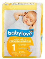 Babylove подгузники Premium Windeln (2-5 кг) 28 шт.