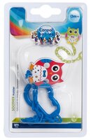 Держатель пустышки Canpol Babies Owls 0 м (1 шт.) голубой