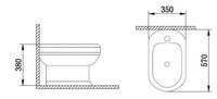 Биде Aksy Bagno Rome E-4813