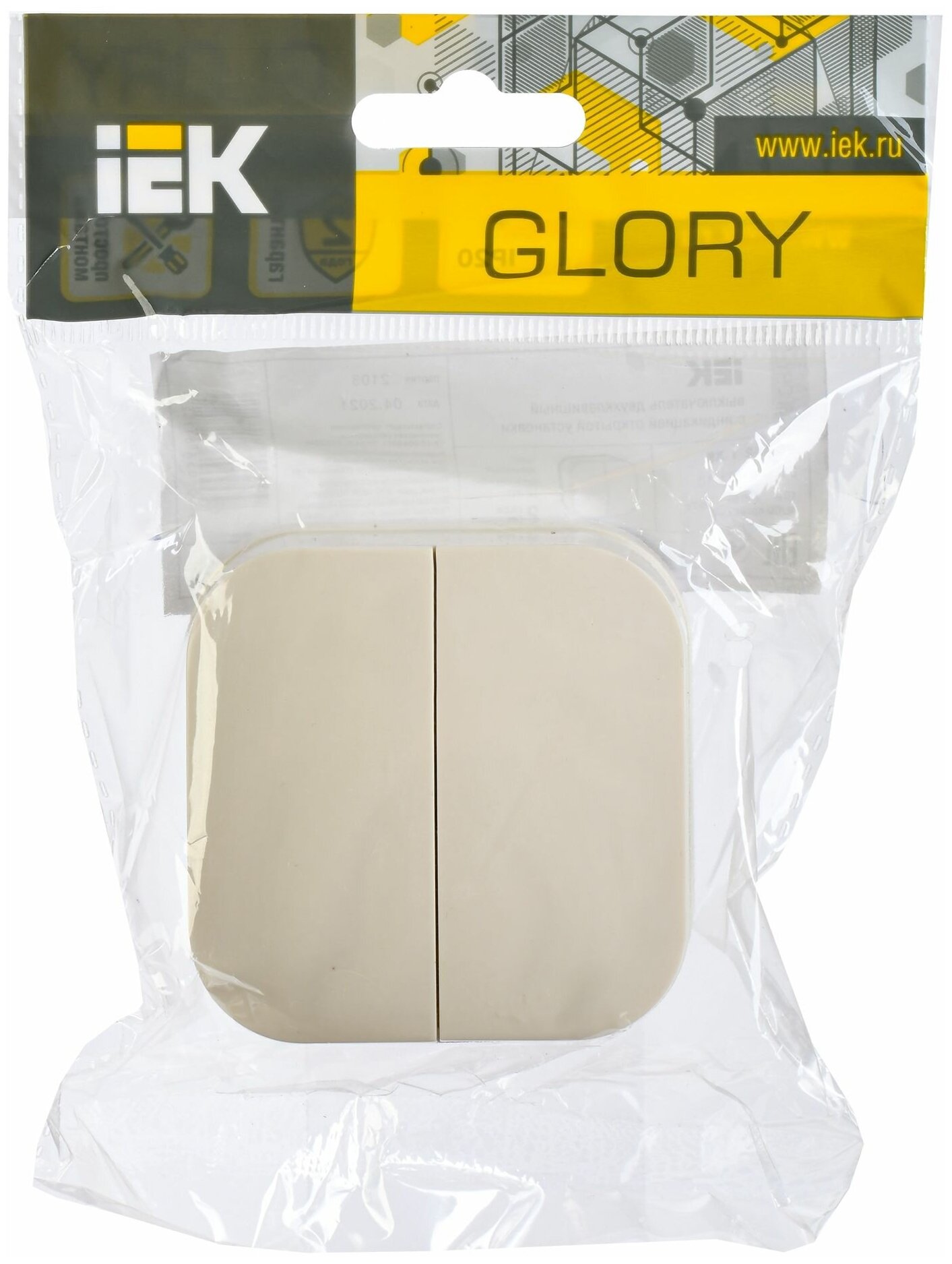 Выключатель IEK EVH20-XXX-10 Glory, 10 А