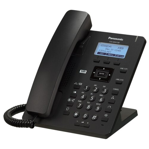 фото Voip-телефон panasonic kx-hdv130 черный