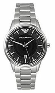 Наручные часы EMPORIO ARMANI Classic, черный, серебряный