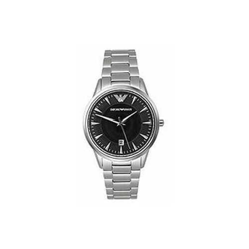 фото Наручные часы emporio armani classic, черный, серебряный