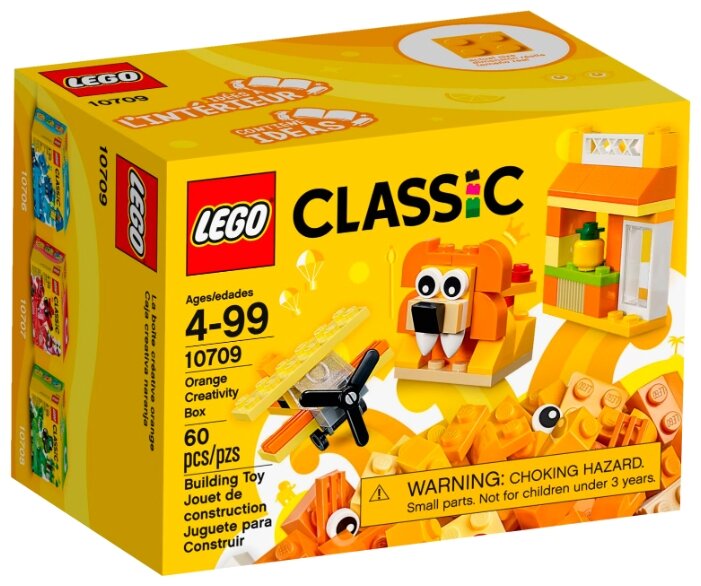 Конструктор LEGO Classic 10709 Оранжевый набор для творчества