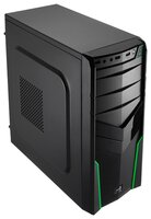 Компьютерный корпус AeroCool V2X Green Edition 500W Green