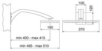 Верхний душ Treemme Arche 024701CR