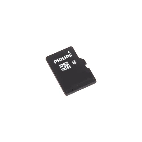 Карта памяти Philips microSDHC 32 ГБ Class 10 карта памяти 16gb mirex micro secure digital hc class 10 13613 ad10sd16 с переходником под sd оригинальная