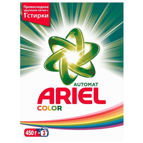 фото Стиральный порошок Ariel Color (автомат) 0.45 кг картонная пачка