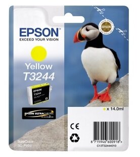 Картридж EPSON T3244 желтый [c13t32444010] - фото №1