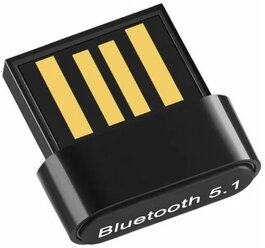 Bluetooth 5.1 + EDR адаптер для компьютера, ПК, ноутбука, беспроводных наушников, Windows / Linux, блютус