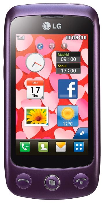 Мобильный телефон LG GS500 Cookie Plus Imperial Purple, фиолетовый