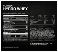Протеин Optimum Nutrition Platinum Hydro Whey (1590 г) ваниль