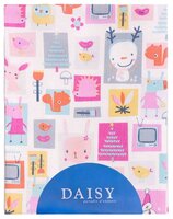 Многоразовые пеленки Daisy хлопок 75x120 белый/розовый 1 шт.