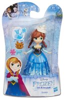 Кукла Hasbro Холодное сердце Маленькое королевство Анна в синем, 9 см, C1191