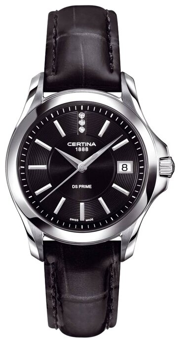Наручные часы Certina, серебряный, черный