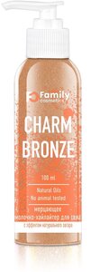 VILSEN Family Cosmetics Мерцающее молочко-хайлайтер для тела c эффектом загара Charm Bronze, 100 мл