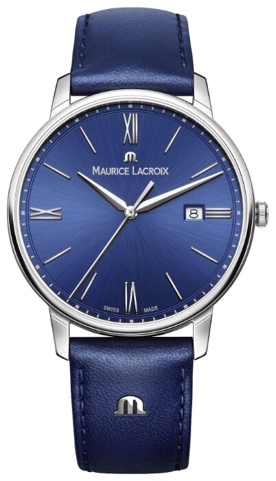 Наручные часы Maurice Lacroix EL1118-SS001-410-1, серебряный, синий