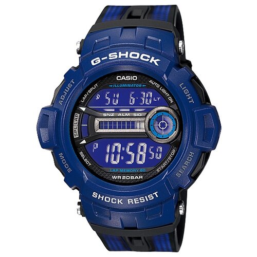 Наручные часы CASIO G-Shock GD-200-2ER, синий, черный 