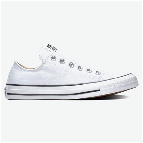 фото Слипоны converse chuck taylor all star slip 164301 низкие классика белые (41)