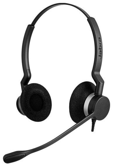 Гарнитура проводная Jabra BIZ 2300 USB Duo MS 2399-823-109 82 E-STD, NC, два динамиак, USB разъем