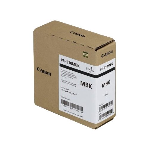 Картридж Canon PFI-310MBK (2358C001), 330 стр, черный матовый pfi 310bk black 330 мл 2359c001