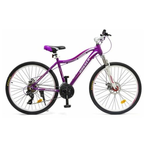 Велосипед 26 HOGGER RUNA MD, 15, алюминий, 21-скор., пурпурный