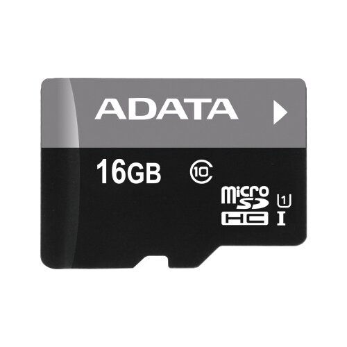 Карта памяти ADATA Premier microSDHC Class 10 UHS-I U1 + SD adapter 16 GB адаптер на SD