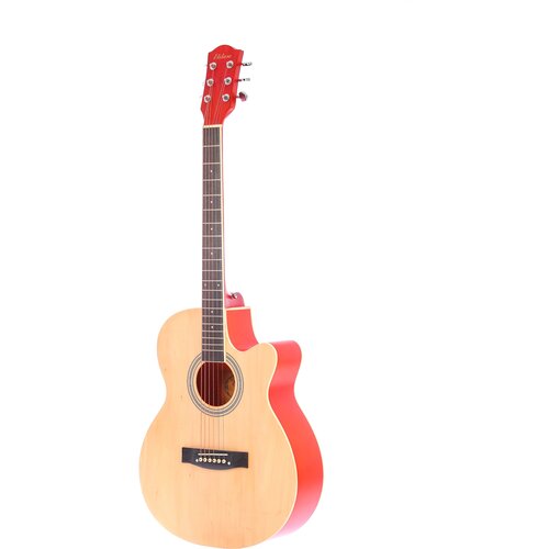 Акустическая гитара матовая, бежевая. Размер 40 дюймов Jordani E4020 N