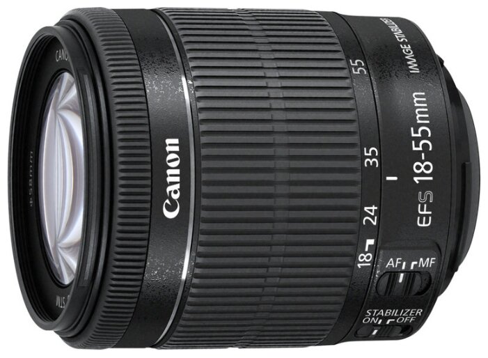 Объектив Canon EF-S 18-55mm f/3.5-5.6 IS STM, черный