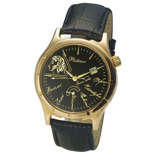 фото Platinor мужские золотые часы «пушкин» арт.: 47850.534