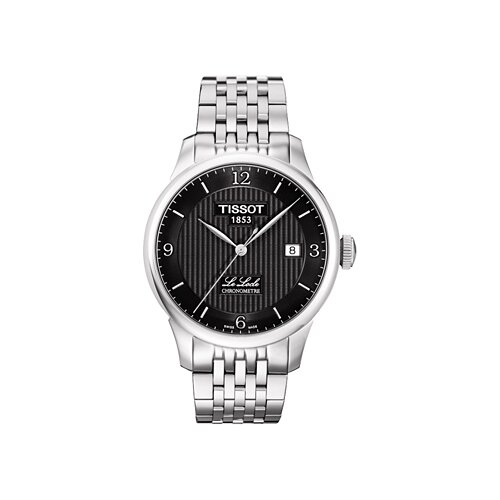 Наручные часы TISSOT, черный, серебряный