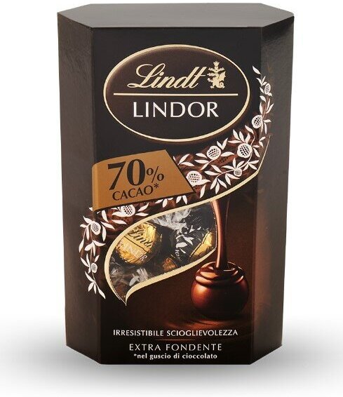 Конфеты LINDT LINDOR Темный 70% какао 200г