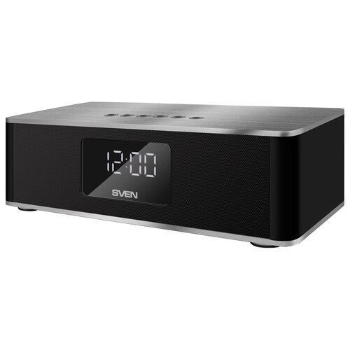 Портативная акустика PS-190 черный-серебро 10 Вт Bluetooth FM USB microSD LED-дисплей часы 2000мАч 289000₽