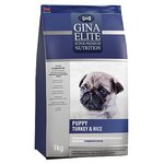 Сухой корм для собак Gina Elite (3 кг) Puppy Turkey & Rice 3 кг - изображение