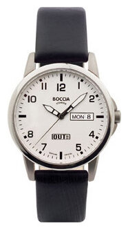 Наручные часы BOCCIA Circle-Oval 604-12, белый