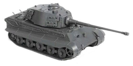 Сборная модель ZVEZDA Тяжелый немецкий танк "Королевский тигр" (6204) 1:100